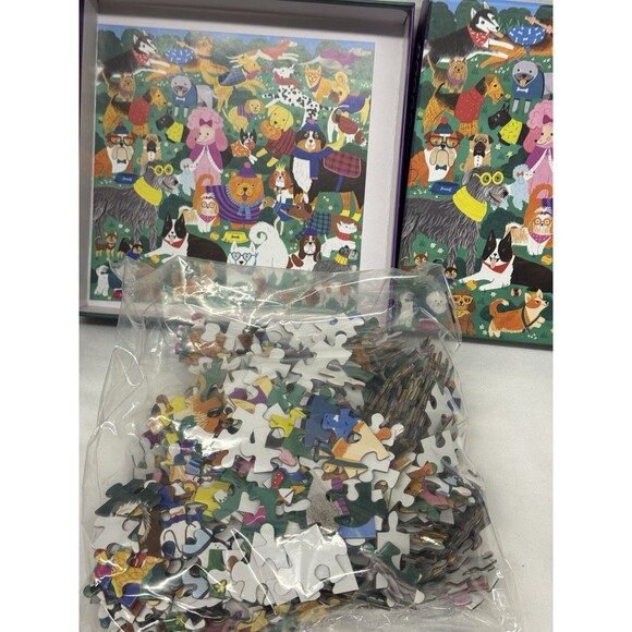 Puzzles-Mudpuppy Doggone Days Jigsaw Puzzle (500 Pieces) Artist Rebecca Jones - Picture 6 of 7